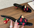 LV Cherry Kitten Heels